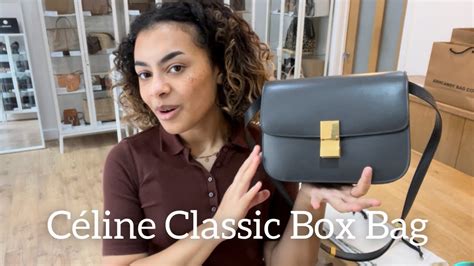 celine medium box bag measurements|celine box bag review.